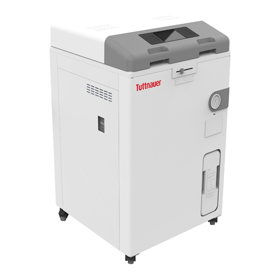 Tuttnauer T-Lab Eco Operation And Maintenance Manual