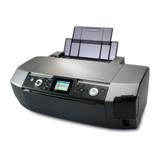 Epson STYLUS Photo R340 Printer Basics Manual