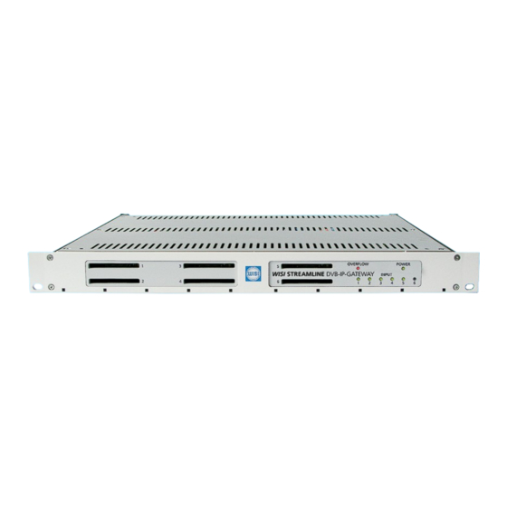 Wisi OS DVB-IP Gateway Manuals