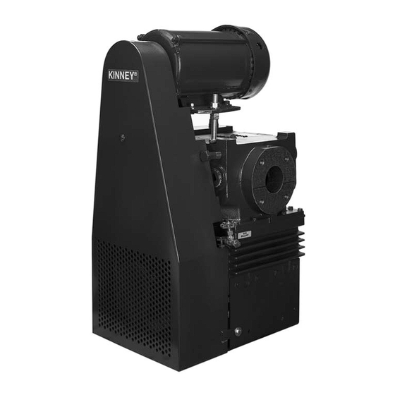 KINNEY KTC SERIES Installation, Operation And Maintanance Manual