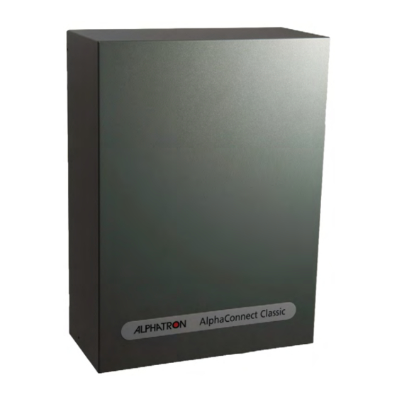 Alphatron AlphaConnect Classic Operation Manual