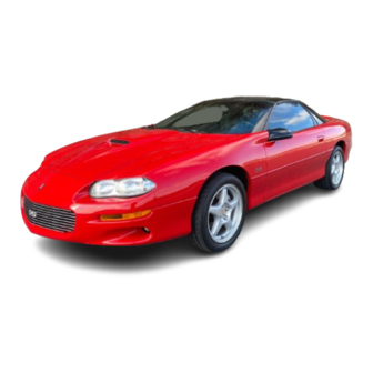 Chevrolet 1999 Camaro Owner's Manual