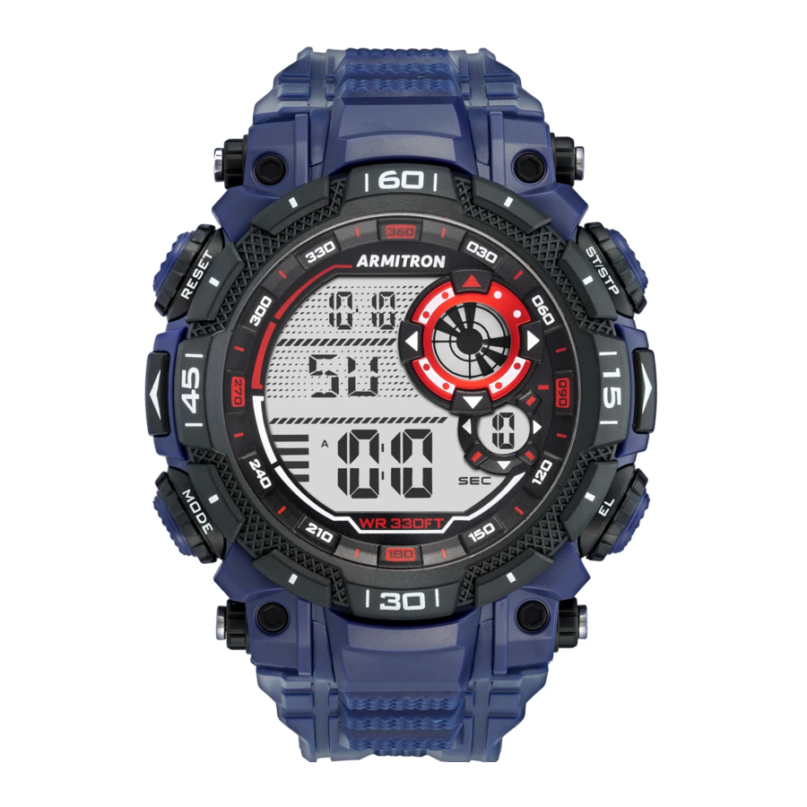 How to set an best sale armitron pro sport watch