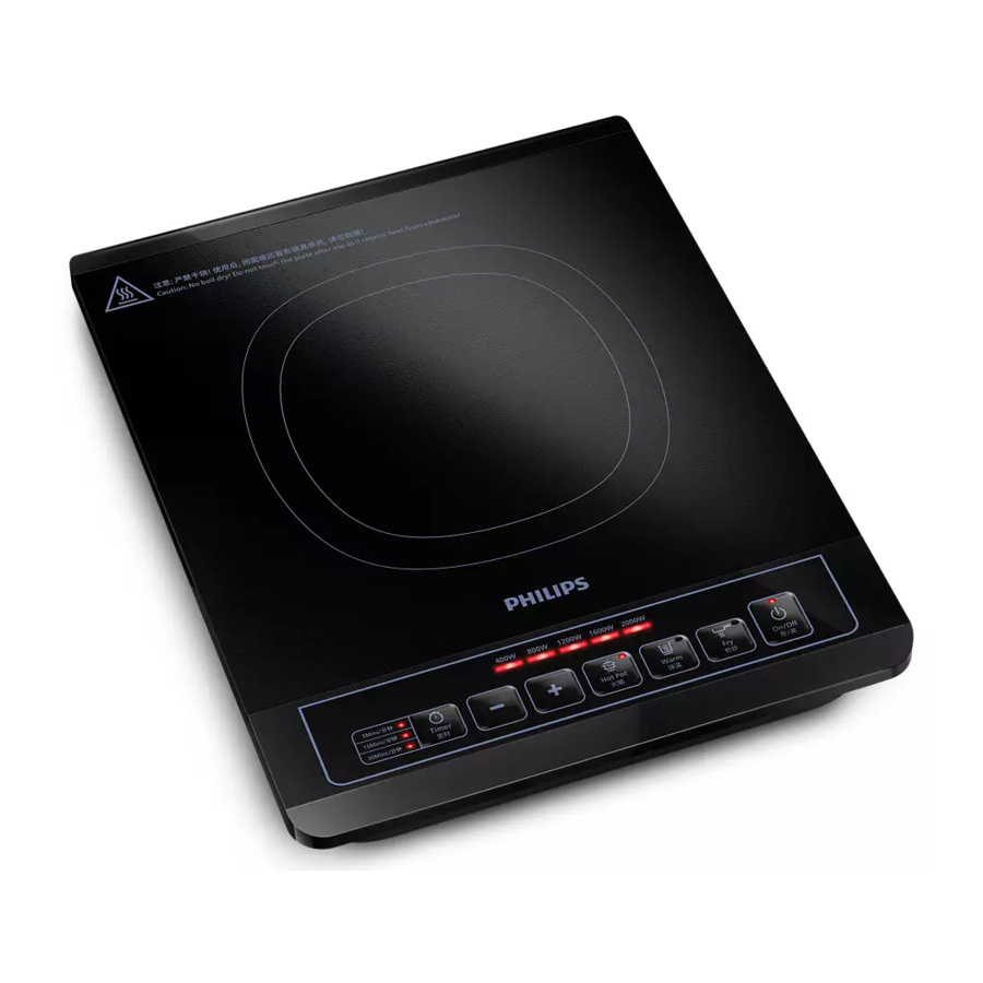 Philips HD4902 Cooker Manual ManualsLib