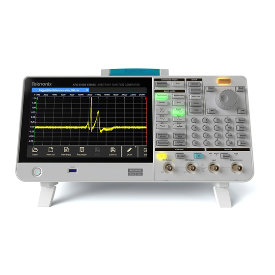 TEKTRONIX AFG31000 SERIES SERVICE MANUAL Pdf Download | ManualsLib