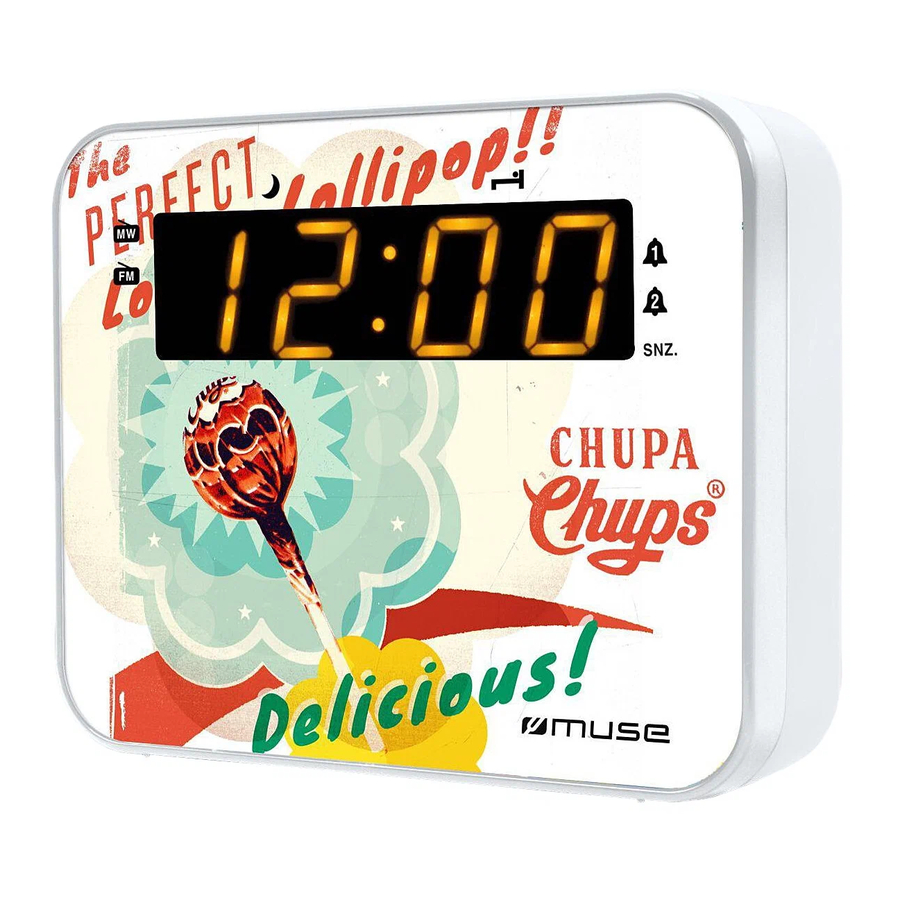 Muse M165 CC Dual Alarm Clock Radio PLL Manual ManualsLib