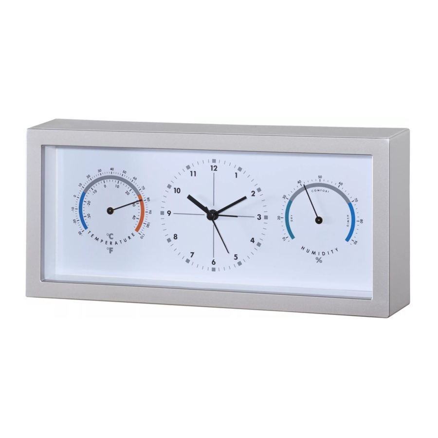 Hama TH33-A Thermo/Hygrometer Operating Instructions | ManualsLib