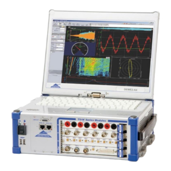 Dewetron DEWE-5000 Technical Reference Manual