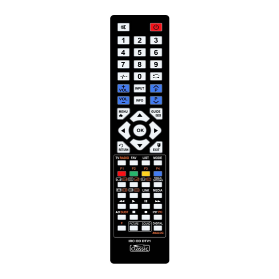 Classic IRC87114-OD User Instructions