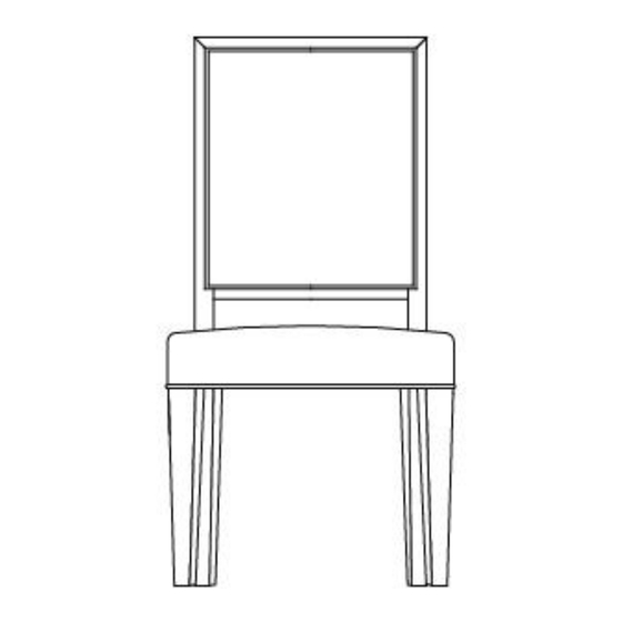 EXPLORE HOME UPHOLSTERED U330628 Instruction Sheet