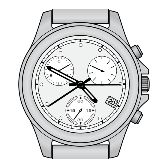 Tissot Quartz Chronographs User Manual