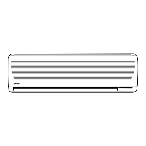 York MHC-MHH Split Air Conditioner Manuals
