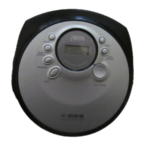 jWIN JX-CD339 Instruction Manual