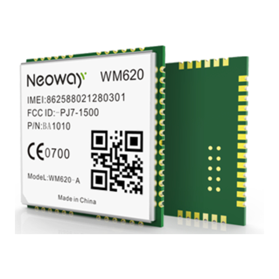Neoway WM620 Hardware User's Manual