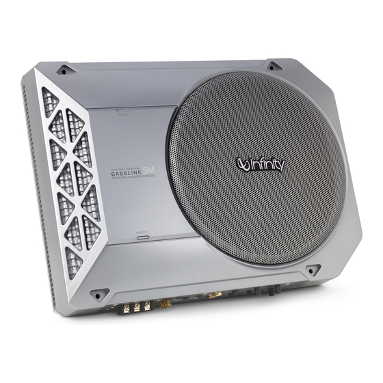 Harman Infinity BassLink SM Quick Manual