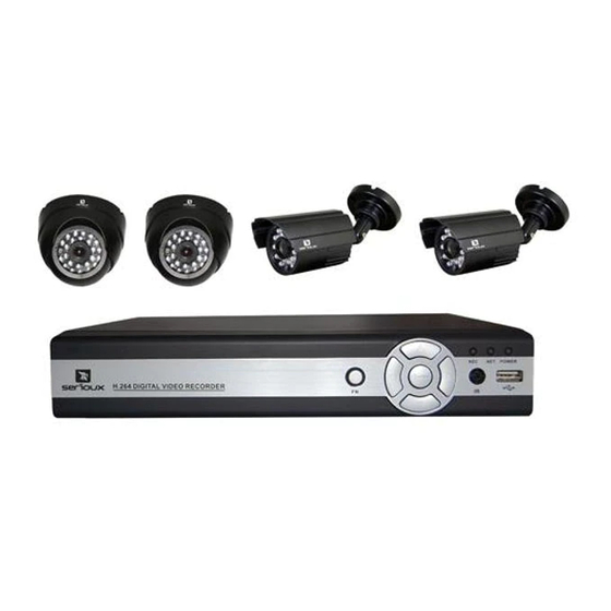 Serioux SRX-DVR4C Surveillance System Manuals