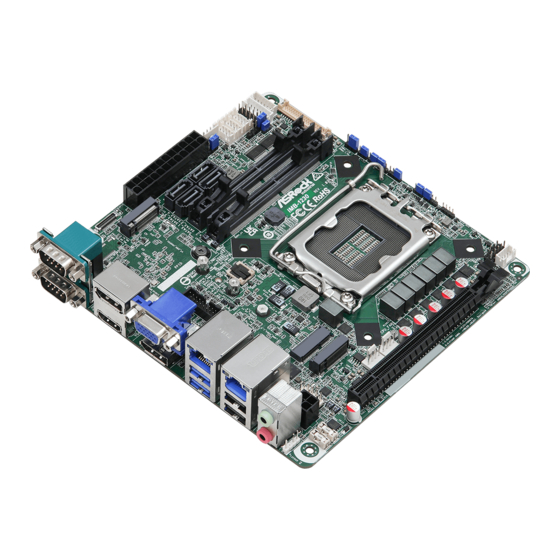 ASRock Industrial IMB-1230 Settings Manual