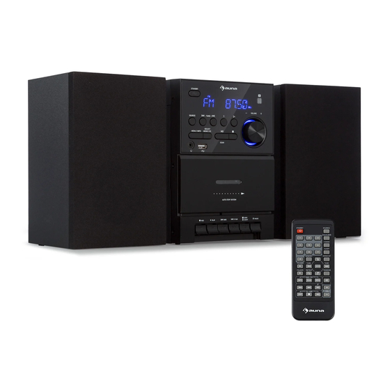 auna multimedia MC40 DAB Manual