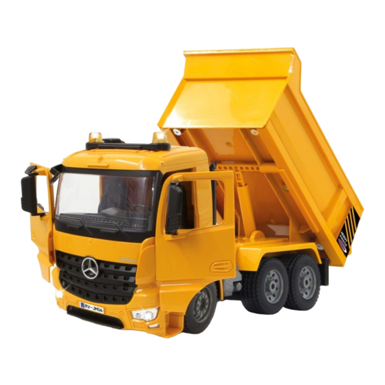 Jamara Mercedes-Benz Arocs Instructions