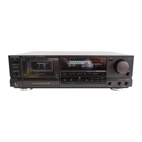 Technics RS-B765 Service Manual