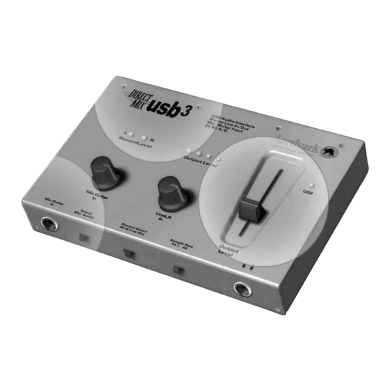 Aardvark Direct Mix usb3 Owner's Manual