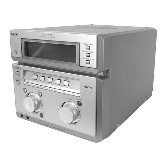 Sony STR-NX5MD Service Manual