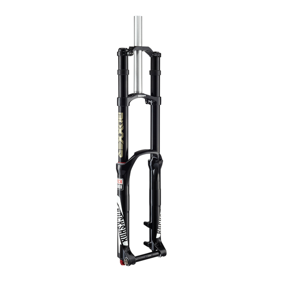 SRAM BOXXER TEAM 2015 Service Manual