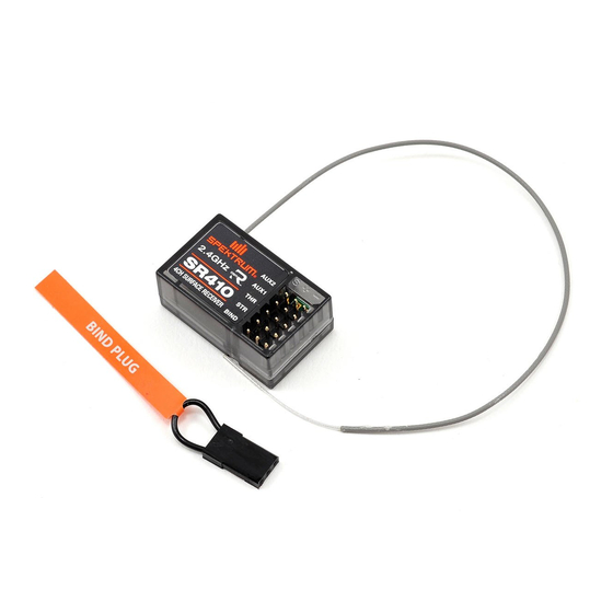 Spectrum SR410 Instruction Manual