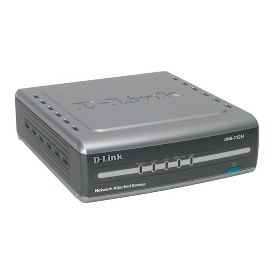 D-Link DNS-312H Network Attached Storage Manuals
