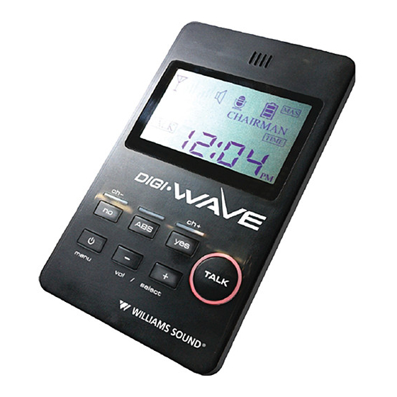 Williams Sound Digi-wave DLT 100 Manual