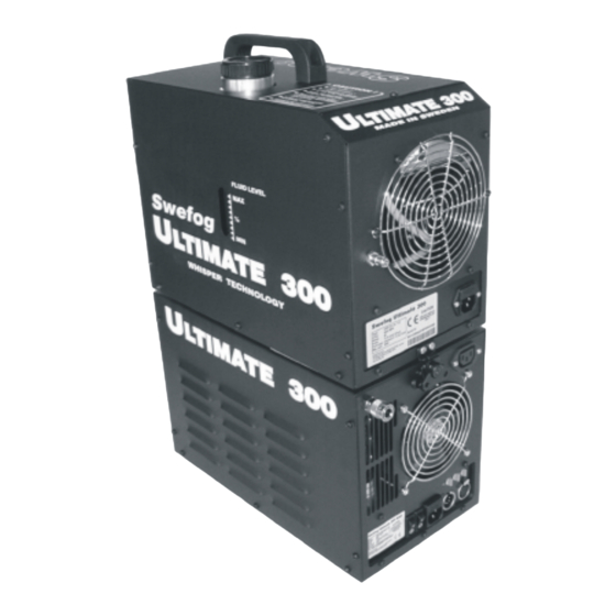 Swefog Ultimate 300 Owners Manual And Service Manual