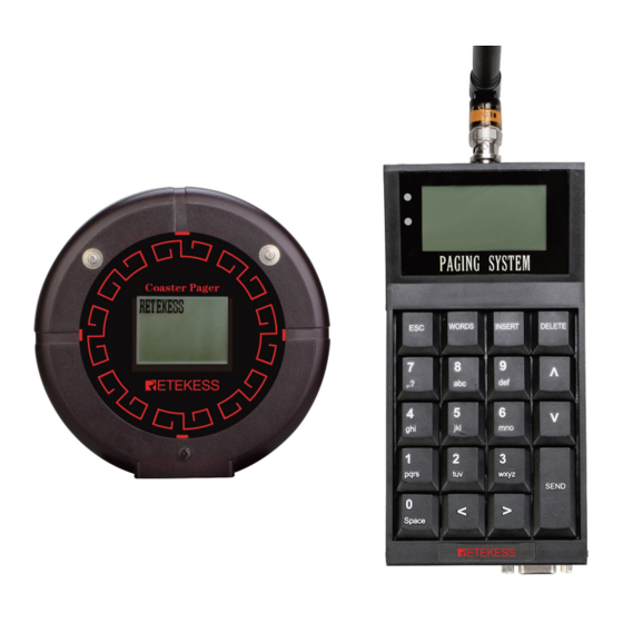 Retekess TD159 User Manual