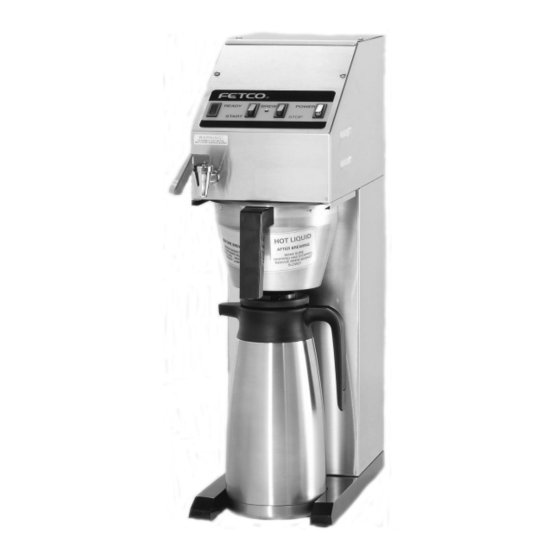 Fetco CBS-2018 User Manual