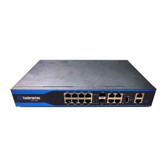 Techroutes TSR 2900-10 Hardware Installation Manual