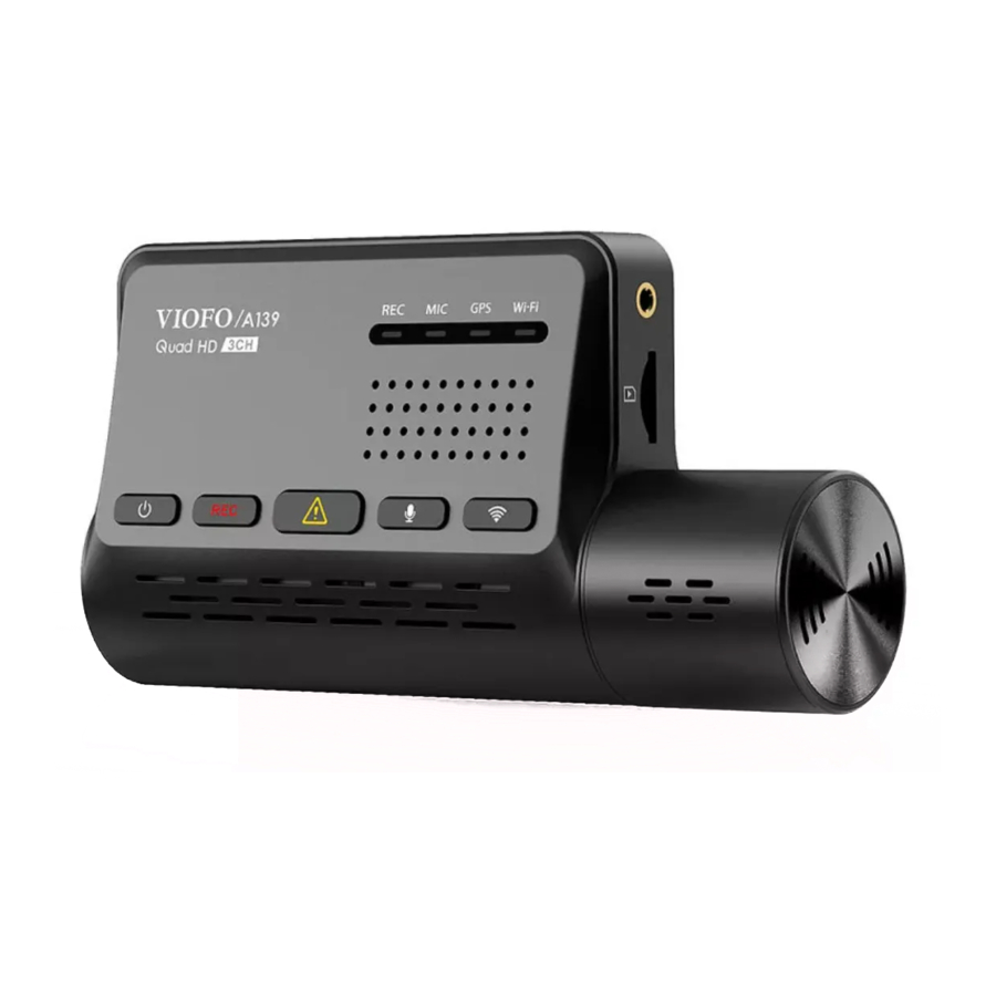 Viofo A139 Dash Camera Manual