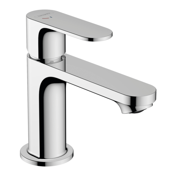 Hans Grohe Rebris S 80 72540 Series Instructions For Use/Assembly Instructions