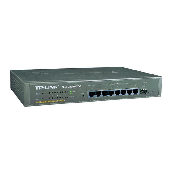 TP-Link TL-SG2109WEB User Manual
