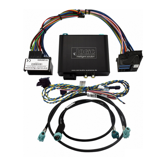 Car-Interface v.LOGiC V5-CIC-F-PNP Manuals