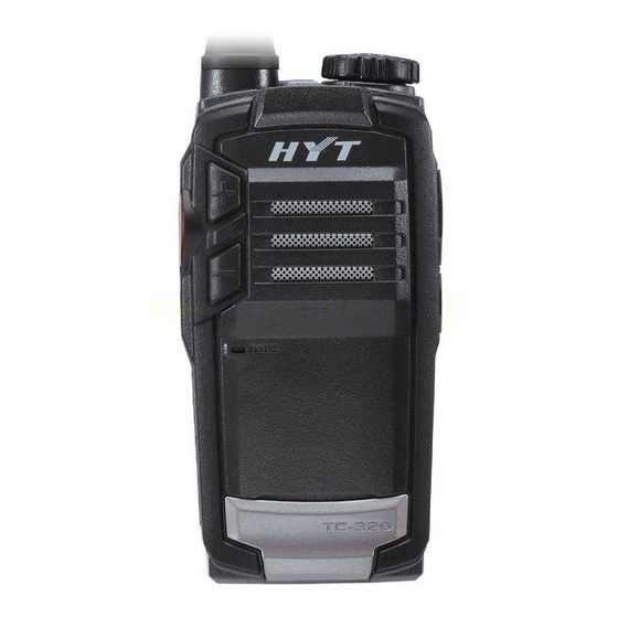 HYT tc-320 Service Manual