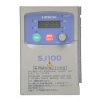 Hitachi SJ100-030HFE Instruction Manual