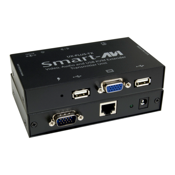 SMART-AVI UUX-PLUS Quick Start Manual