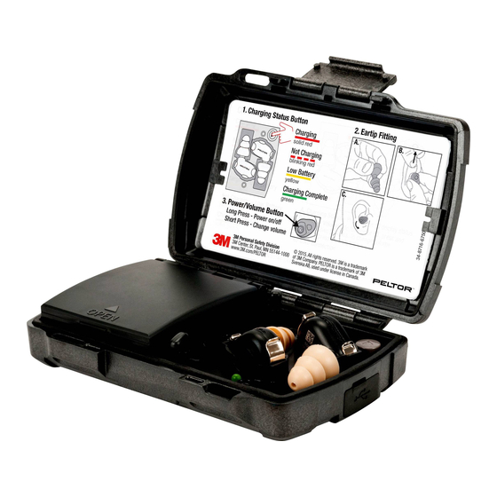 3M PELTOR TEP-200 EU User Instructions