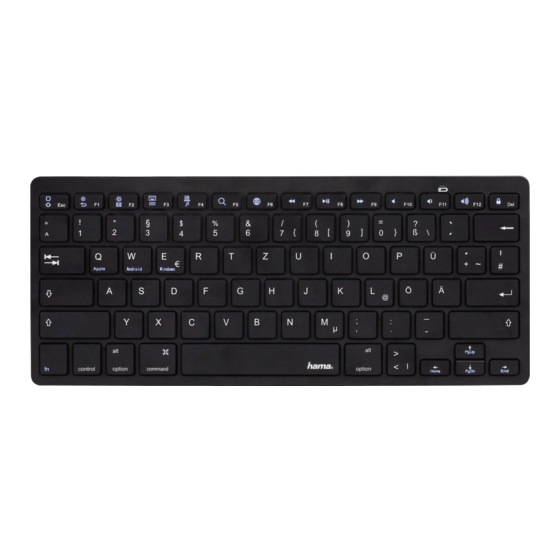 Hama KEY4ALL X510 Series Operating Instructions Manual