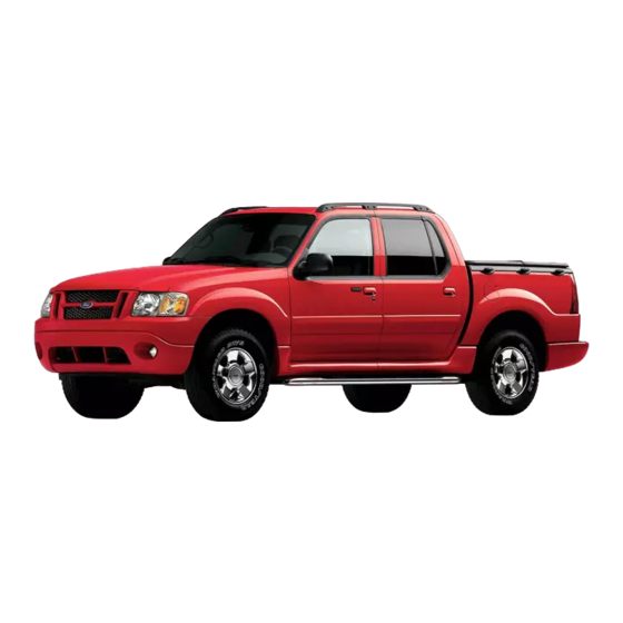 Ford EXPLORER SPORT TRAC 2005 Quick Reference Manual