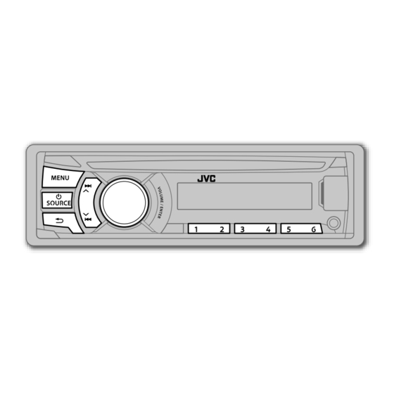 JVC KD-A845BT Manuals