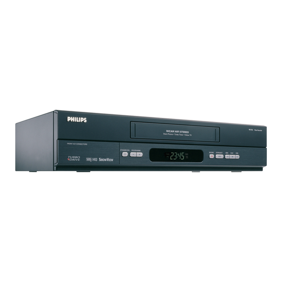 Philips VR 752VR Specifications