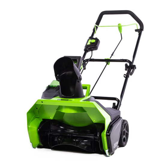 GreenWorks Pro SN60L00 Owner's Manual