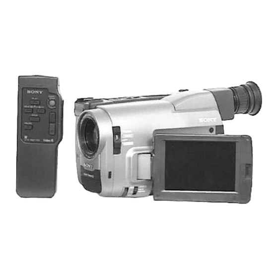 Sony Handycam Vision CCD-TRV44 Manuals