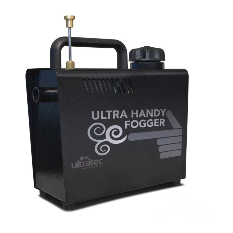 Ultratec Ultra Handy Fogger Operator's Manual
