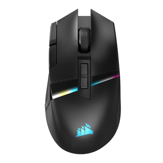 User Manuals: Corsair DARKSTAR WIRELESS Mouse